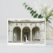 Simple Modern Wedding Thank you card サンキューカード (スタンド正面)