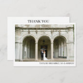 Simple Modern Wedding Thank you card サンキューカード (正面/裏面)