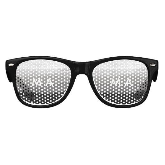 Simple monogram add your name letter man minimal t キッズサングラス (正面)