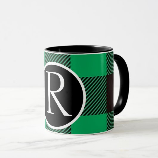 SImple monogram Mug マグカップ (正面右)