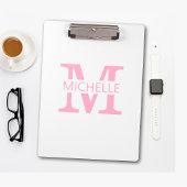 Simple Monogram Name with Initial クリップボード