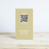 Simple Monogram QR Code Burgundy | Connect with Me 名刺