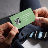 Simple Monogram QR Code Pink | Connect with Me 名刺