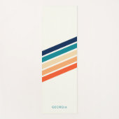 Simple Monogram Retro  ヨガマット (正面)