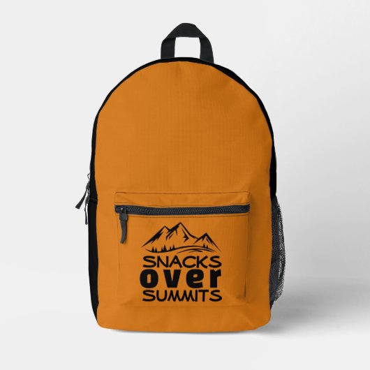 Simple Mountain Art Hiking Backpack Gift プリントバックパック (正面)