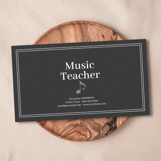 Simple Music Teacher 名刺