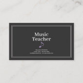 Simple Music Teacher 名刺 (正面)