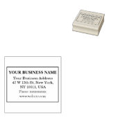 Simple Natural Wood Grain Design ラバースタンプ (押印)