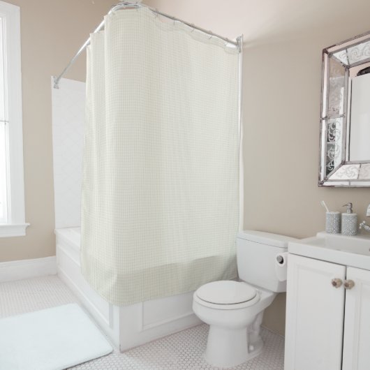 Simple Neutral Cream Shower Curtain シャワーカーテン (インサイチュ)