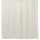 Simple Neutral Cream Shower Curtain シャワーカーテン (正面)