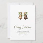 Simple Neutral Editable Holiday Christmas Greeting シーズンカード (正面)