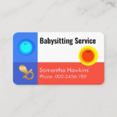 Simple Night and Day Babysitting Service 名刺 (正面)