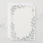 Simple not complicated Wedding invitation 招待状 (裏面)