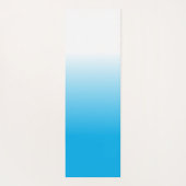 Simple Ombre Blue Personalized ヨガマット (裏面)