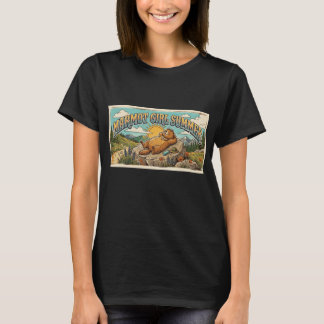 Simple on PurposeによるMarmot Girl Summer Tシャツ