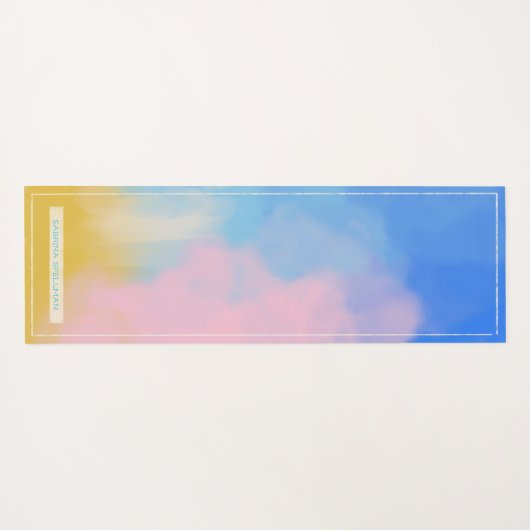 Simple Painted  ヨガマット (裏面(横))