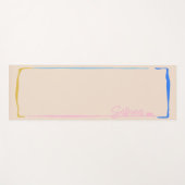 Simple Painted  ヨガマット (正面(横))