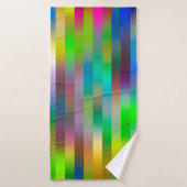 simple parallel vertical lines pattern | abstract バスタオル (バスタオル)