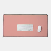 Simple pastel flamingo pink color デスクマット (キーボード&マウス)