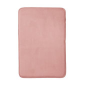Simple pastel flamingo pink color バスマット (正面縦)