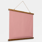 Simple pastel flamingo pink color 吊り下げ型タペストリー (傾斜あり)