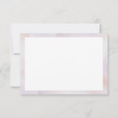 Simple Pastel Graduate Cap Flowers Graduation サンキューカード (裏面)