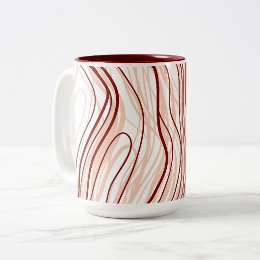 Simple pattern ツートーンマグカップ (正面左)