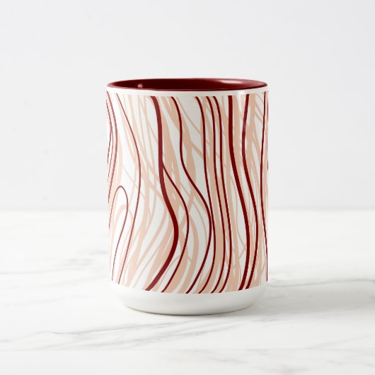 Simple pattern ツートーンマグカップ (中央)