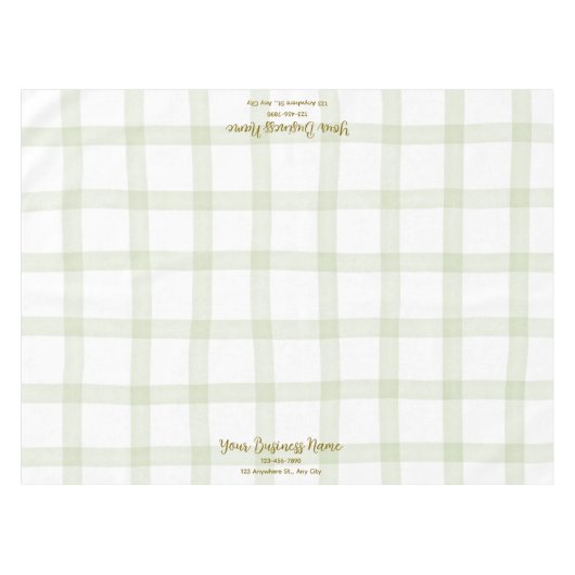 Simple Pattern Design Tablecloth for Modern Dining テーブルクロス (正面(横))