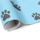 Simple Paw Print Pattern Wrapping Paper ラッピングペーパー (ロールコーナー)