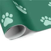 Simple Paw Print Pattern Wrapping Paper ラッピングペーパー (ロールコーナー)