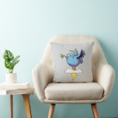 Simple Peace Bird – Cute Blue Dove Design Gift  クッション (椅子)