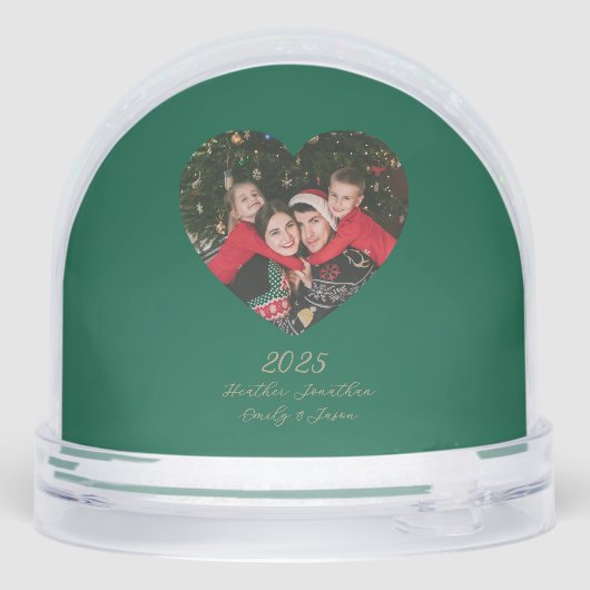 Simple Peace & Love Dove Photo Christmas Card (裏面)