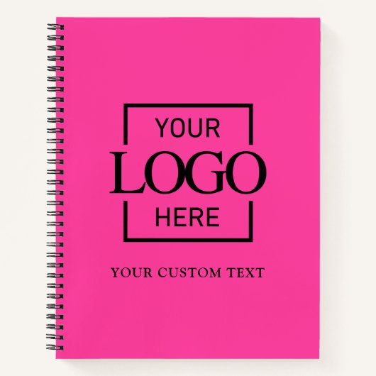 Simple Personalized Business Logo Promotional  ノートブック (正面)