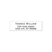 Simple personalized business stamps セルフインキングスタンプ (デザイン)