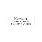 Simple personalized business stamps セルフインキングスタンプ (デザイン)