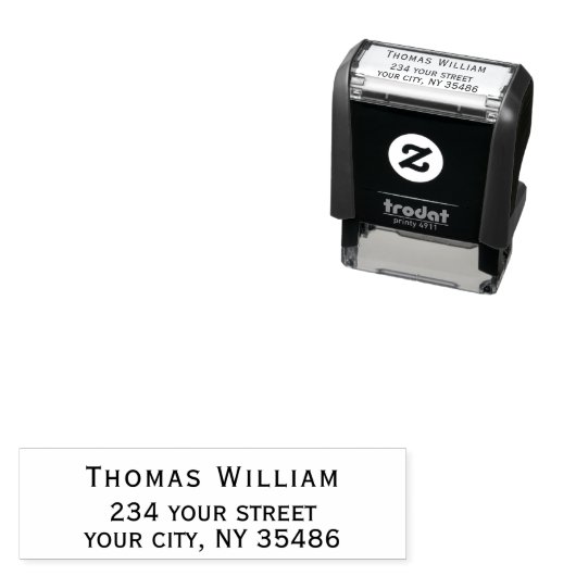 Simple personalized business stamps セルフインキングスタンプ (インサイチュ)
