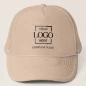 Simple Personalized Company Logo Promotional Work キャップ (正面)