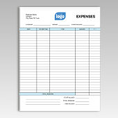 Simple Personalized Logo Business Expenses Notepad ノートパッド