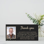 Simple Photo Birthday サンキューカード (スタンド正面)