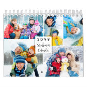 Simple Photo Collage 5 Per Month カレンダー (カバー)