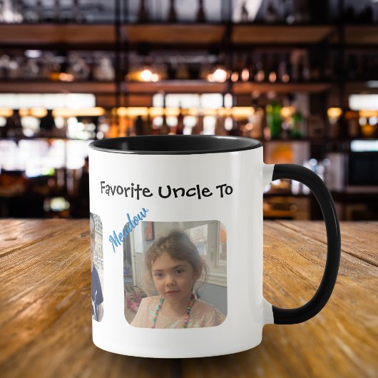 Simple Photo Favorite Uncle Personalize マグカップ