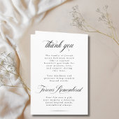 Simple Photo Memorial Order of Service Program  カード