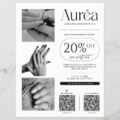 Simple Photo Nail Tech Beauty  チラシ (正面)