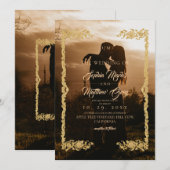 Simple Photo Overlay Wedding 招待状 (正面/裏面)