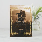 Simple Photo Overlay Wedding 招待状 (スタンド正面)