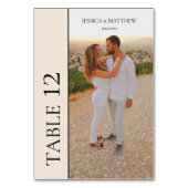 Simple Photo Wedding テーブルナンバー (正面)