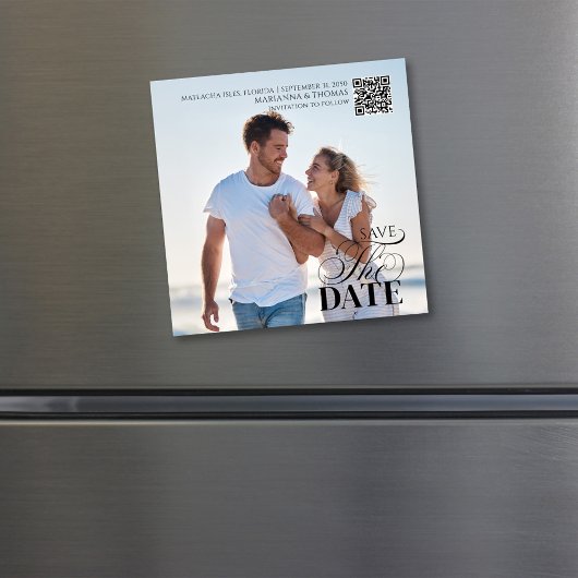 Simple Photo Wedding Save the Date Custom