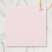 Simple Pink Bow Thank You Business  フェイバータグ (裏面)