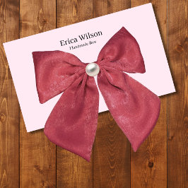 Simple Pink Hair Clip Barrette Display card